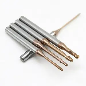 ZY High quality HRC55 Tungsten Carbide End Mill Cutter Router Bits Long Neck End Mills For Lathe Processing CNC Cutting Tool