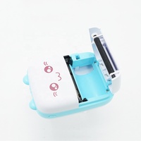 Printer termal kecil 58mm Mini, portabel saku murah untuk hadiah mainan