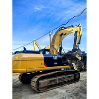 Excavatrice sur chenilles Caterpillar 336D2 d'occasion, 36 tonnes, pour travaux miniers intensifs, destinée au marché africain