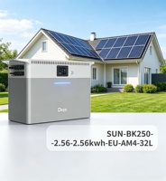 Sistem Penyimpanan Energi Surya Baterai Tegangan Rendah Deye SUN-BK250-2.56KWH-EU-AM4-32L 2.56kWh