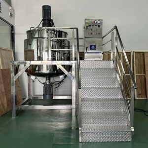 Cuve de mélange de détergent liquide en acier inoxydable 500L 1000L, mélangeur à cisaillement élevé, cuve agitateur industrielle - Product Image 4