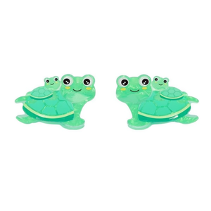 Pinza para el pelo de tortuga, diseño acrílico de animales adorables para niños y niñas - Product Image 1