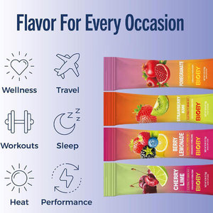 Bioby OEM Marque Privée Sachets <span class=keywords><strong>de</strong></span> Poudre <span class=keywords><strong>de</strong></span> Boisson Électrolytique Hydratante Améliorée avec Vitamines Saveurs <span class=keywords><strong>de</strong></span> Fruits Assorties 5g - Product Image 4