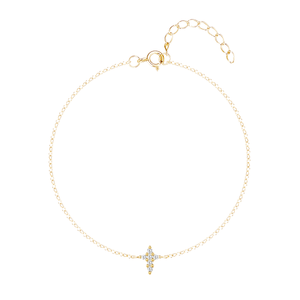 925 Sterling <b>Silver</b> Engraved Blank Laser Word Logo Zircon Orbit Charm <b>Bracelet</b> Gold Plated Rhodium Plated - Product Image 1