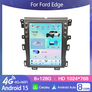 HFMidia Autoradio 12,1 pouces avec écran vertical, lecteur multimédia vidéo Bluetooth pour Ford Edge 2009-2013, CarPlay sans fil, lecteurs auto - Product Image 2