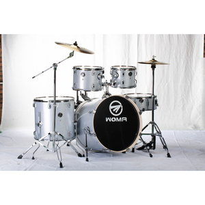 Juego de Batería Acústica para Adultos, 5 Tambores y 2 Platillos, Instrumento de Percusión, Fabricación OEM - Product Image 1