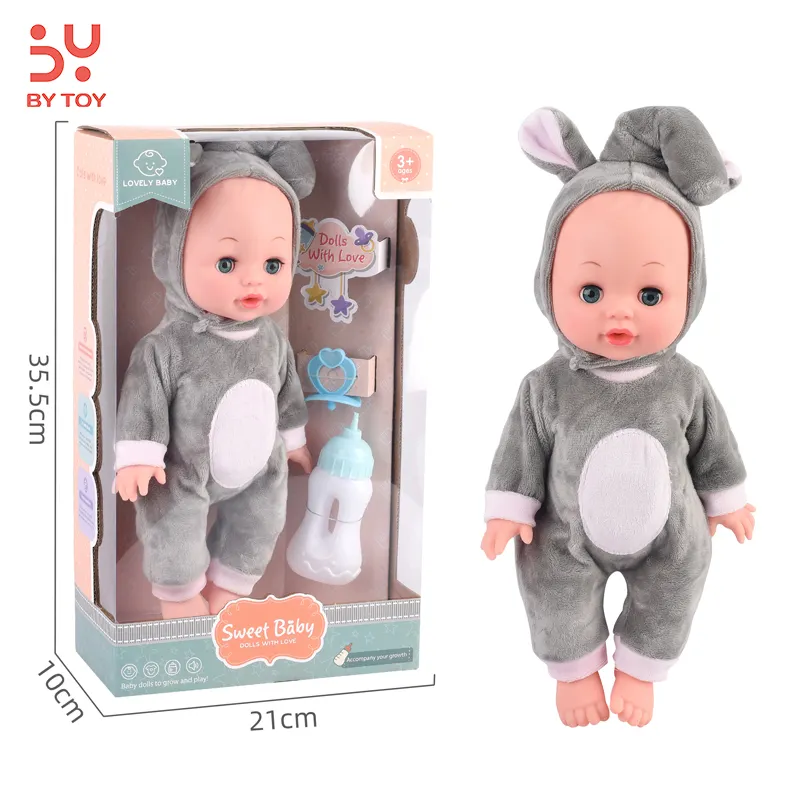 Baby Shower Alive Lovely Reborn Soft Body Realistic Baby Dolls with Feeding Kit Pretend Play Toys Christmas juguete Gift