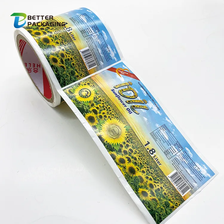 Mat Afgewerkt Waterdicht Full Color Printing Custom Gepersonaliseerde Logo Label Roll Zelfklevende Sticker Voor Shampoo Fles