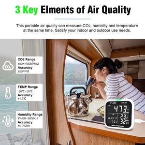 <span class=keywords><strong>Carbon</strong></span> <span class=keywords><strong>Dioxide</strong></span> Meter với nhiệt độ độ ẩm Tester cho du lịch Nhà phát triển phòng - Product Image 6