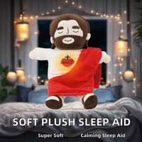 Peluche Ours Super Douce Respirante avec Sons Apaisants et Lumières, Lavable, pour Filles et Garçons, Aide à Dormir et Contre le Ronflement