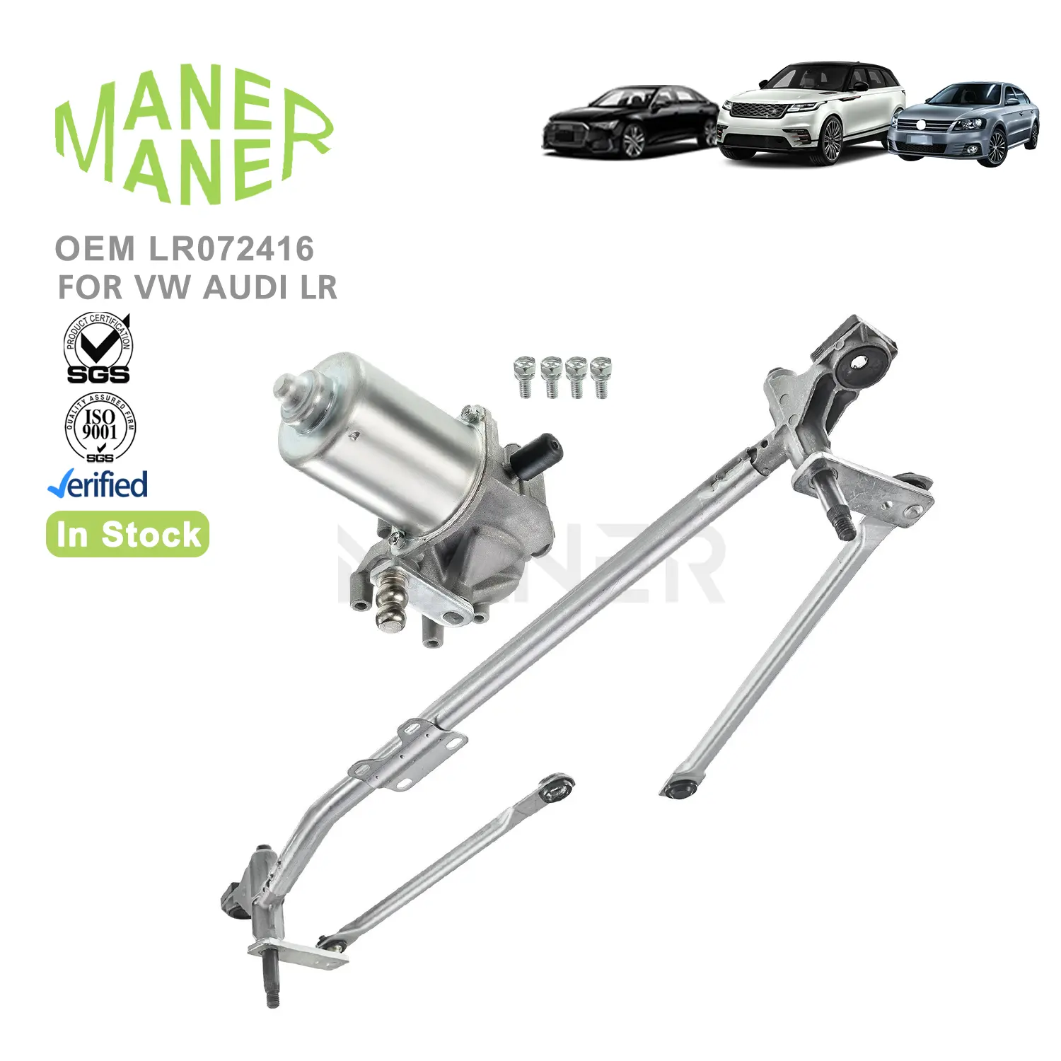 MANER LR072416 LR002253 LR055421 pièces détachées auto Moteur d'essuie-glace avant pour Land Rover Freelander 2