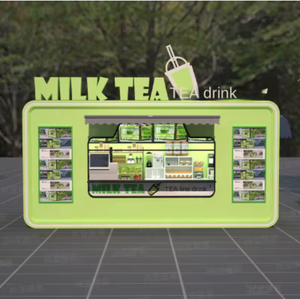 Casa Prefabricada Móvil Tipo Apple para Comercios, Plazas Comerciales, Tiendas Móviles, Té con Leche, Café, Mercados Nocturnos, Áreas Escénicas al Aire Libre y Salones - Product Image 4