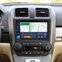 Autoradio Android 12.0 pour CR-V 2007-2011 pour (DONGFENG) 2DIN Écran tactile GPS Navigation pour WiFi 4G