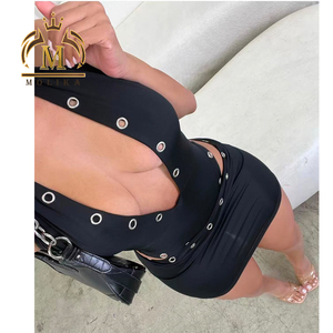 Completo Donna Primavera Autunno, Top Aderente e <span class=keywords><strong>Gonna</strong></span>, Set Due Pezzi Y2K <span class=keywords><strong>Sexy</strong></span> da Club - Product Image 2