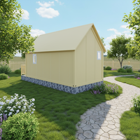 Maison-capsule de luxe à énergie solaire : Suite d'hôtel préfabriquée de conception française |   Maison conteneur en panneaux sandwich en acier de 20 pieds