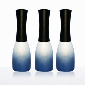 Bouteilles en verre pour vernis à ongles en gel coloré avec logo personnalisé, 15 ml, flacon vide pour vernis à ongles avec pinceau - Product Image 5