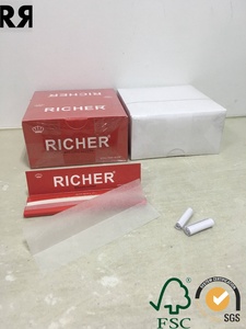กระดาษมวนบุหรี่ริชเชอร์ ขนาดเดียว แพ็คสีแดง ผลิตในจีน - Product Image 4