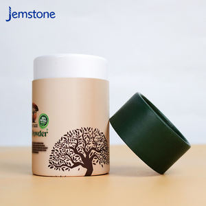 Boîte d'emballage cylindrique en carton kraft personnalisée, recyclable, de qualité alimentaire, pour thé en vrac, grains de café, capsules, poudre de protéines, tube en papier - Product Image 6