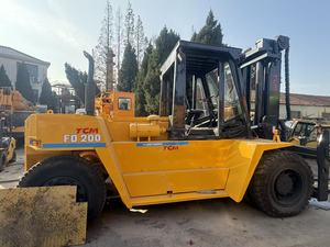 รถยกโฟล์คลิฟท์มือสอง TCM KOMATSU HELI KALMAR FD200 ขนาด 10 12 15 16 18 20 23 25 ตัน รุ่น FD200 เครื่องยนต์ดีเซล รถยกญี่ปุ่น เครื่องยนต์ ISUZU - Product Image 2