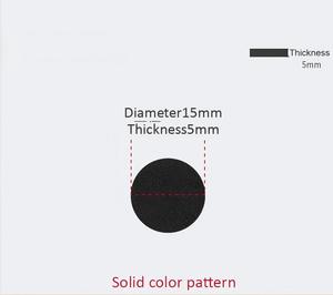 Chất lượng cao bền vòng tròn cao su eva bọt miếng thân thiện với môi giảm tiếng ồn Mô hình màu rắn tự dính Acrylic dính - Product Image 3