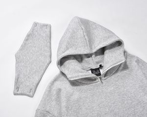 H5549 Men's <strong>Clothing</strong> Manufacturer Custom 350 Gsm Cotton Blends <strong>Ninja</strong> Hoodies Half Mask Hoodies for Men - Product Image 4