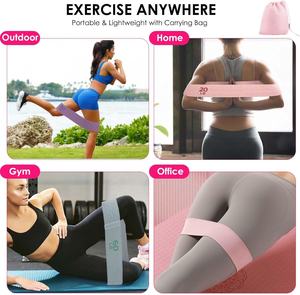 Bandas <span class=keywords><strong>de</strong></span> Resistencia <span class=keywords><strong>de</strong></span> Tela Antideslizantes para Ejercicio, 4 Niveles, Bandas para Cadera <span class=keywords><strong>y</strong></span> Glúteos para Fitness en Casa, Entrenamiento, Gimnasio, Yoga, Pilates - Product Image 6