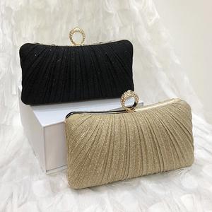 Nuova <span class=keywords><strong>Borsa</strong></span> da Sera per Donna, Clutch Elegante per Feste, Abbinamento Quotidiano, Semplicità Urbana in Poliestere con Decorazione <span class=keywords><strong>a</strong></span> Cristallo - Product Image 2