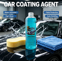Agent de revêtement activé par l'eau, protecteur de peinture automobile et de verre, booster de brillance hydrophobe, spray anti-poussière, entretien automobile