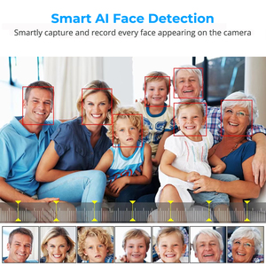 Caméra IP PoE réseau filaire intelligente avec détection de visage/véhicule, 4K 8MP, extérieure, H.265, caméra <span class=keywords><strong>CCTV</strong></span>, objectif varifocal 2,8-12 mm, grand angle - Product Image 5