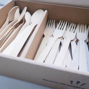 Portable Bamboo Cutlery <b>Set</b> with Spoon Wooden Knife Straw Brush and Pouch Natural <b>Flatware</b> Dining Kit - Product Image 6