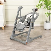 Chaise haute électrique 4-en-1 pour bébé, pliable en forme de Z, multifonctionnelle avec balançoire musicale et table à langer, chaise de repas pour bébé - Vente en gros
