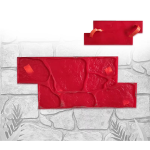 Pierre décorative béton ciment <span class=keywords><strong>empreinte</strong></span> texture timbre tapis silicone estampage - Product Image 2
