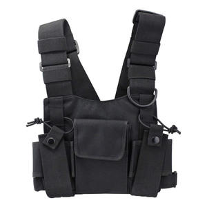 パックポーチホルスターベスト双方向ラジオチェストハーネスチェストフロントペースバッグアクセサリー用De Talkie-トランシーバー - Product Image 5