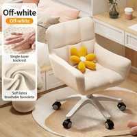 Chaise pivotante confortable pour ordinateur, pour étudiants, pour le maquillage, pour le travail assis, pour le dortoir, pour se détendre