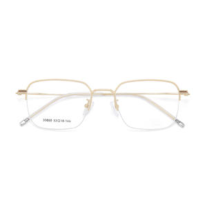 กรอบแว่นตาผู้ชาย Danyang Square Alloy รุ่น 35000 แบบเต็มกรอบ เลนส์เรซิ่นป้องกันรังสียูวี - Product Image 1