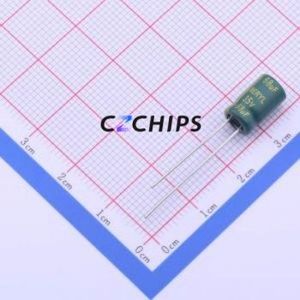 Condensador Electrolítico de Aluminio de Orificio Pasante RC035M680LO6.3*11TH-2A1E, Orificio Pasante, D6.3xL11mm 68uF 20% 35V 250mA - Product Image 1