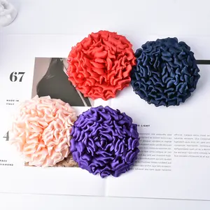 Hot Selling 15cm Multi-Layer Lace Rose Handmade Brooch Fashion Jewelry For Europe And America