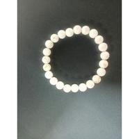 Nouveauté - Pierre précieuse naturelle de qualité supérieure - Pierre de Dalmatien naturelle - Bijoux unisexes - Perles de pierre naturelle - Perles de cristal réelles pour bracelet