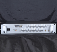 Amplificateur de mixage PA à six zones PA-180 avec Bluetooth, USB, SD, FM, micro et AUX, amplificateur de puissance extrême 70V 100V avec écran tactile LED