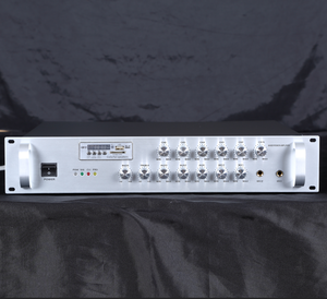 Amplificateur de mixage PA à six zones PA-180 avec Bluetooth, USB, SD, FM, micro et AUX, amplificateur de puissance extrême 70V 100V avec écran tactile LED - Product Image 3