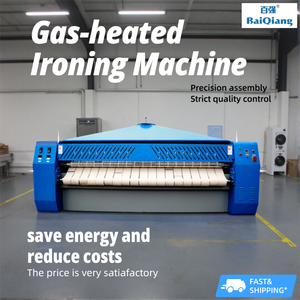 Machine à repasser industrielle commerciale à gaz GPL pour draps et vêtements, presse à repasser à rouleaux pour blanchisserie, vente en gros d'usine - Product Image 3