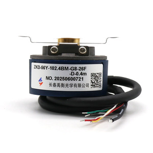 ตัวเข้ารหัสแบบเพิ่มค่าค่าทีละหนึ่ง Zkd รุ่น Zkd-56Y-102.4Bm-G8-26F-D-0.4M สายเคเบิลปลายกลม - Product Image 1