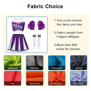 ชุดยูนิฟอร์มเชียร์ลีดเดอร์สำหรับผู้ใหญ่และเด็กผู้หญิง ไซส์พลัส สีเขียว-ดำ  รับผลิตตามแบบ (OEM) พร้อมปักโลโก้  ชุดกระโปรง  ชุดคอสตูม  ผ้าโพลีเอสเตอร์ 100% - Product Image 5