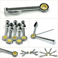 Kit de nettoyage de chicha classique et durable 3-en-1 en acier inoxydable écologique