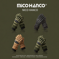 Gants d'hiver tactiques en polyester hautement extensibles, doublés de polaire, résistants au froid et aux chocs, pour adultes, pour le ski en plein air