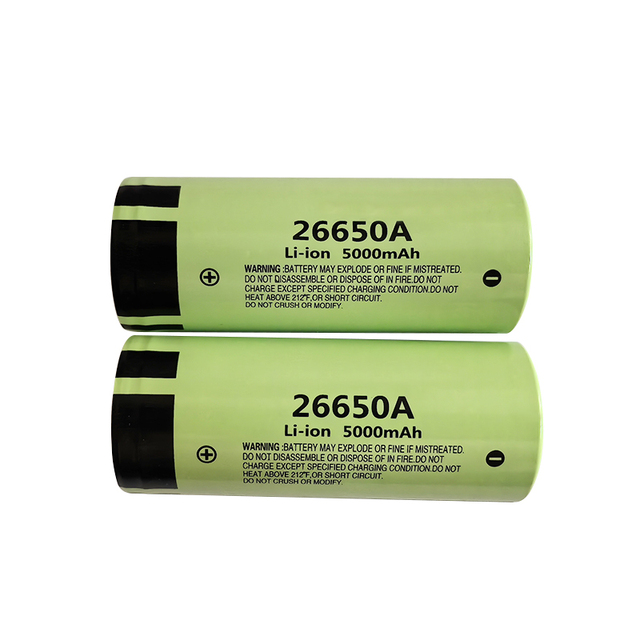 Panasoni NCR-26650A High Capacity 4800mah 4900mah 5000mah 3.6v Rechargeable Lithium Li-ion Cell 26650 15A for Power Bank