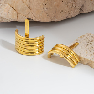 Barrettes à cheveux en forme de U, multi-couches, plaquées or, pour femmes, accessoire de coiffure pour usage quotidien - Product Image 3