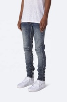 Pantalons Jeans OEM les moins chers Marques italiennes Usine de lavage Jeans lourds Coupe de tissu Jeans skinny Manufacturing Company 317