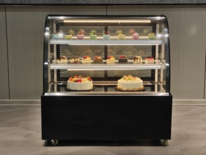 Bánh hiển thị tủ truy cập hàng đầu bánh mì hiển thị đứng bánh di động Showcase cửa hàng thiết kế nội thất và tùy chỉnh - Product Image 5