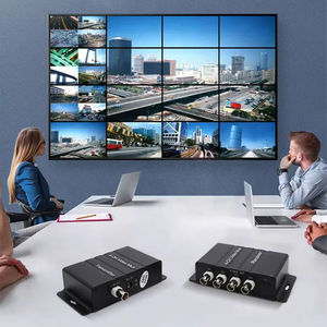 جهاز تعدد إشارة فيديو عالي الجودة <span class=keywords><strong>4</strong></span> قنوات من سبائك الألومنيوم، مُعدد إشارة تناظري لكابل محوري أحادي النواة، ملحقات أمنية للمراقبة - Product Image 2